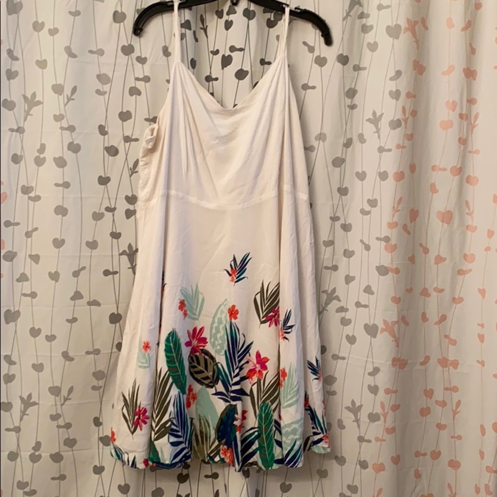 White Floral Dress